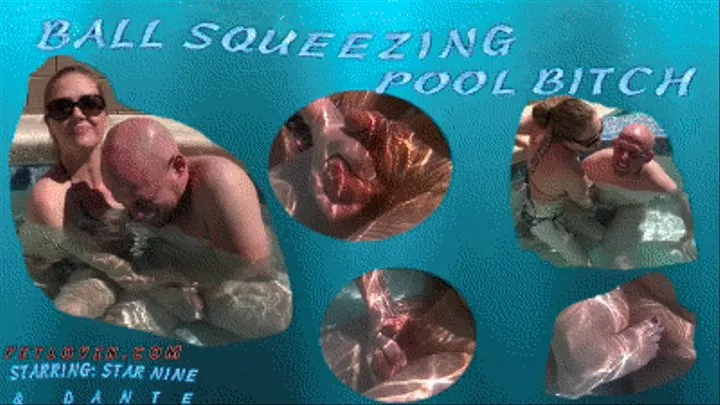 Ball Squeezing Pool Bitch