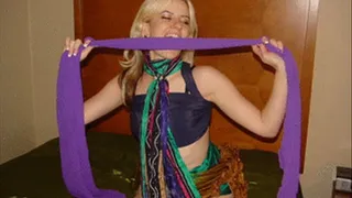 Jacquelyn Velvets Scarf Bondage Slideshow