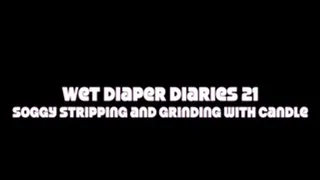 Wet Diaper Diaries 21 - Soaked Tribbing with Candle Boxxx