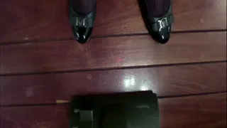 Vacuuming livingroom vac POV