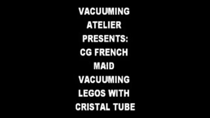 CG FRENCH MAID VACUUMING LEGOS