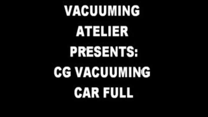 CG vacuuming car