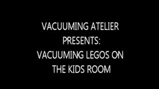 VACUUMING LEGOS IN ROOM