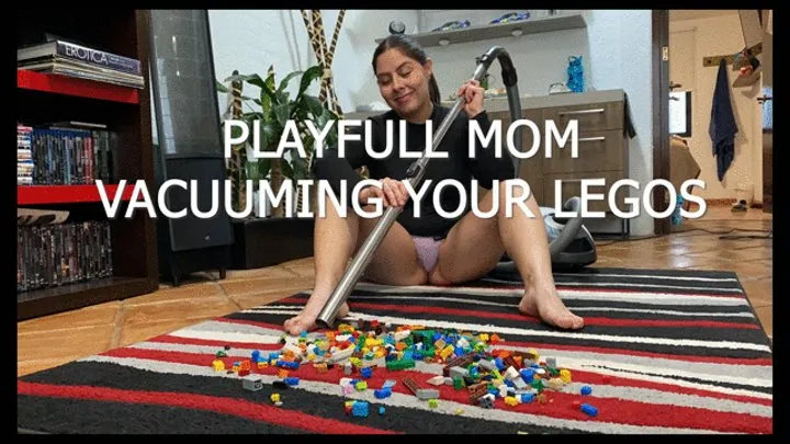 PLAYFULL STEP-MOM VACUUMING YOUR LEGOS