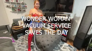 WONDER WOMAN VACUUM SERVICE SAVES THE DAY