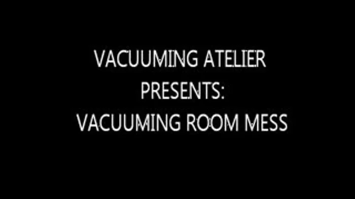 CG VACUUMING MESS ON KINDS ROOM