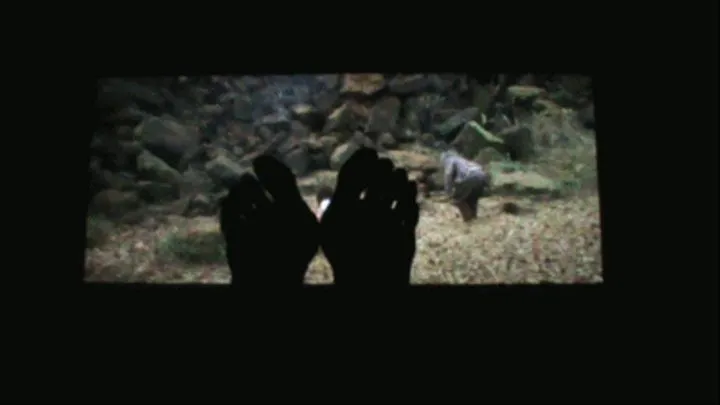 sensual feet at cinema