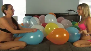 BROOKE & ROXIE BLOW UP & POP BALLOONS :: FULL CLIP