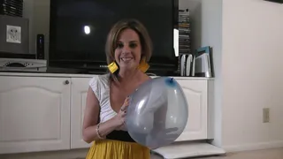 ROXIE BLOWS UP BALLOONS