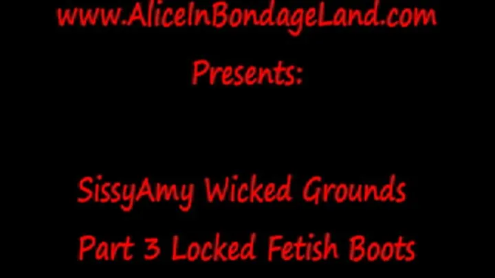 Locked Boots Pt 3 Sissy Amy Wicked Grounds Public Humiliation FULL FemDom Chastity