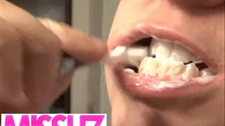 Eliza Brushes her Teeth