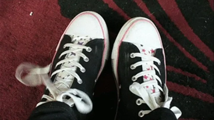 Liz Dangles Converse Sneakers