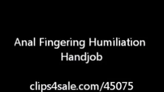 Anal Humiliation Small Penis Handjob