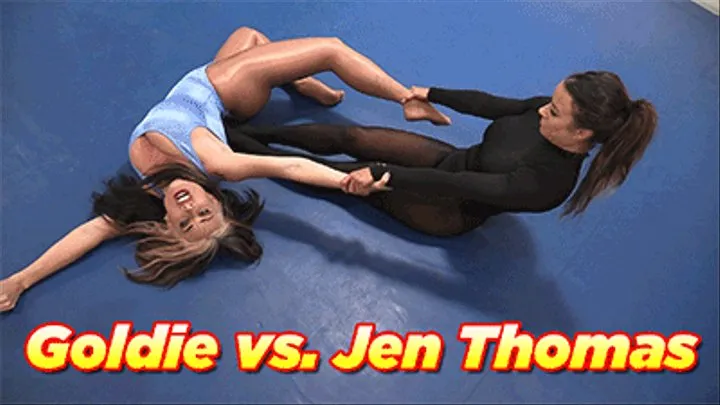 Goldie vs Jen Thomas - Leotard & Tights Submission Wrestling! - FULL VIDEO - Full Hi Def 60p MP4