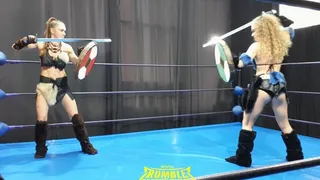 Lilu vs Viper Female Pro Wrestling Sword and Shield's Fight 134