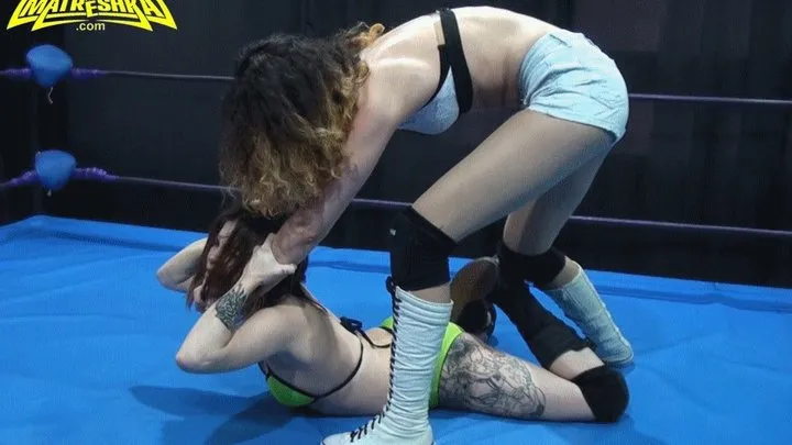 Tera vs Anasthesia Female Pro Wrestling Domination Fight ( 118)