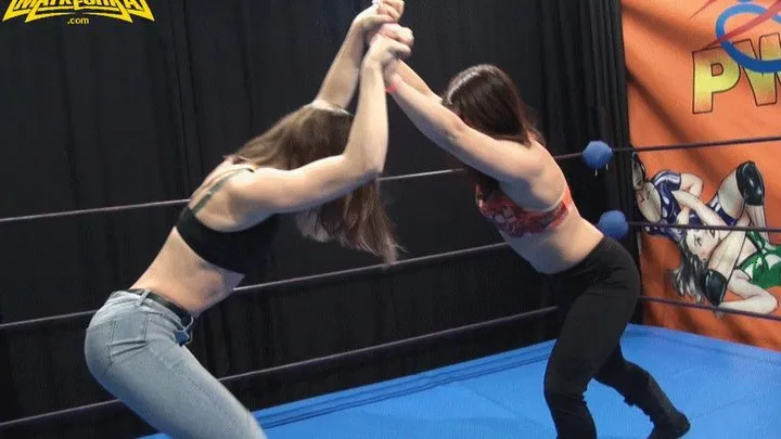 Asgerda vs IronGirl - Female Pro Wrestling Foot Domination Fight