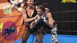 Natali vs Sesil - Female Pro-Wrestling "Bra and Panties" Fight - RM185