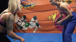Angelika vs Iron Girl - Female Competitive Wrestling Fight - C43