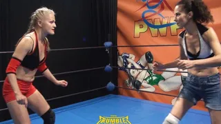Stiletta vs Tera - Female Pro Wrestling Fight - RM211