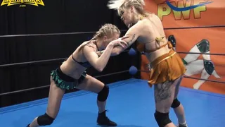Anasthesia vs Stiletta - Female Pro-Wrestling Fight - RM205