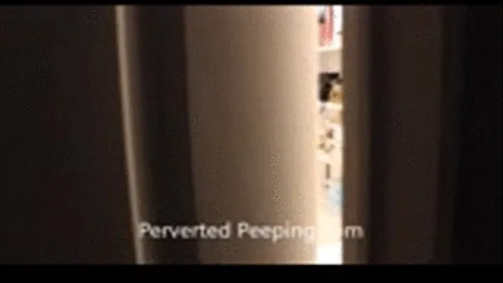 Perverted peeping tom