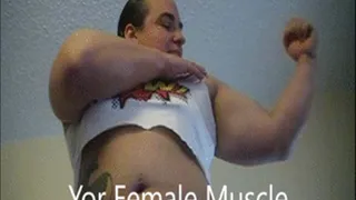 Big Step-Mama Muscles Amazon Muscle POV