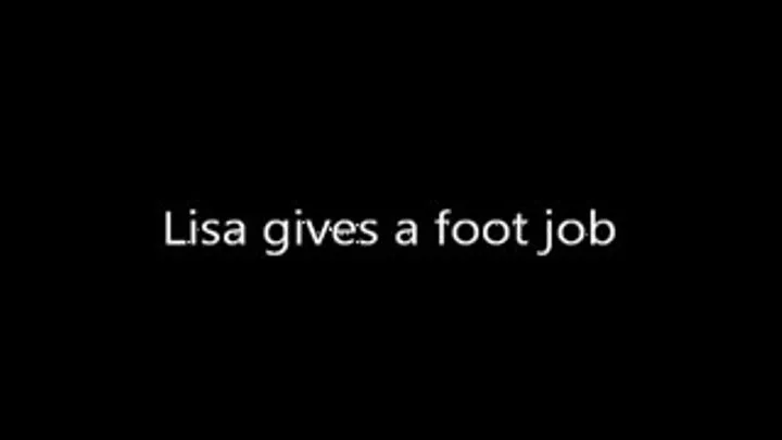 Lisa Gives Muzio his first foot job MPEG