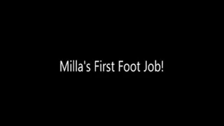 Milla's 1st Foot Job!