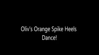 Oliv's Spike Orange Heels Trample Dance!