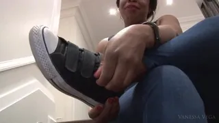 Vanessa Vega Showing Off Her Smelly Feet