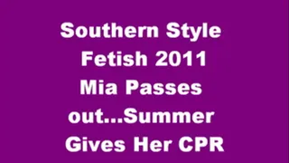 Mia Falls out and Summer Gives her CPR