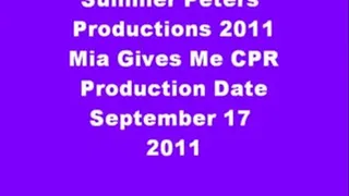 Mia Gives Summer CPR