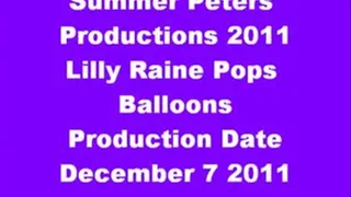 Lilly Raine Pops Balloons
