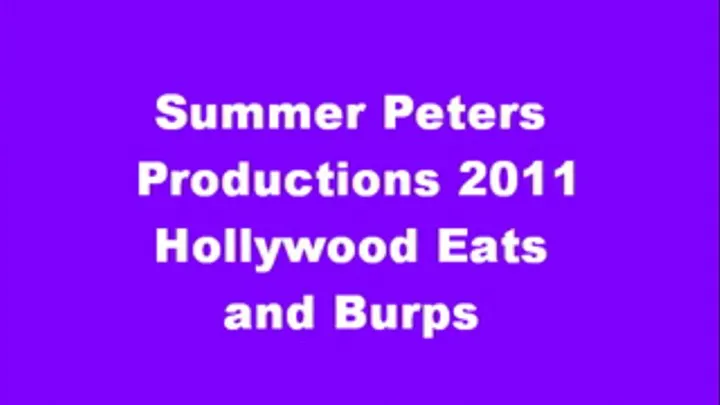 Hollywood Eats and Burps