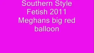 Meghans big red balloon