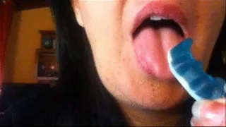 blue candies