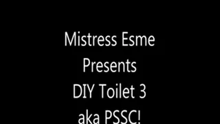 DIY Toilet 3 aka PSSC
