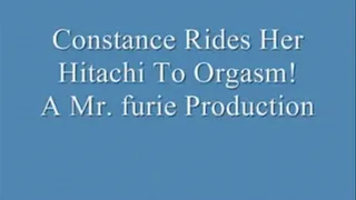 Constance Rides Her Hitachi To Orgasm!
