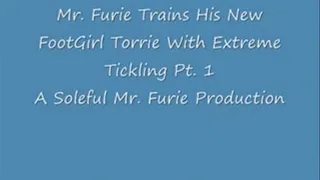Mr. Furie Trains His FootGirl Torrie With Extreme Tickling/Pt. 1