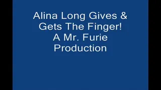 Alina Long Gives & Gets The Finger! Large File