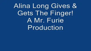 Alina Long Gives & Gets The Finger! 720 X 480