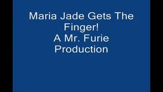 Maria Jade Gets The Finger!