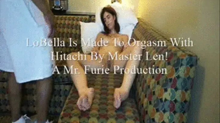 LoBella Is Made To Orgasm With Hitachi By Master Len!