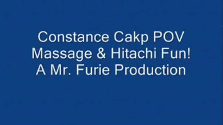 Constance Cakp POV Massage & Hitachi Fun!