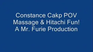 Constance Cakp POV Massage & Hitachi Fun!