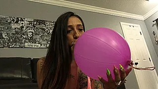 Balloon Blowing & Popping Fun With Stefania Mafra