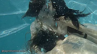 Sexy Underwater Lesbian Threesome With Alora Jaymes, Sadie Holmes, & Slyyy - FULL CUSTOM MOVIE