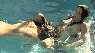 Sexy Swimming Lesbians With Anastasia Rose & Kitty Quinn