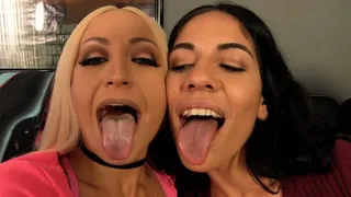 Sexy Tongue Play With Britteni Bank, Mistress Tempted, & Ginary